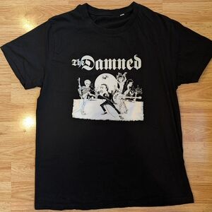 The Damned Punk Women's Shirt Glow In The Dark Small